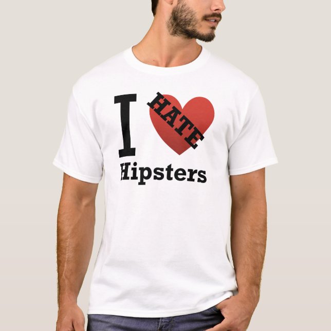 Camiseta Eu deio hipsteres (Frente)