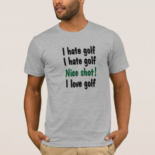 Camiseta Eu deio - o golfe do amor