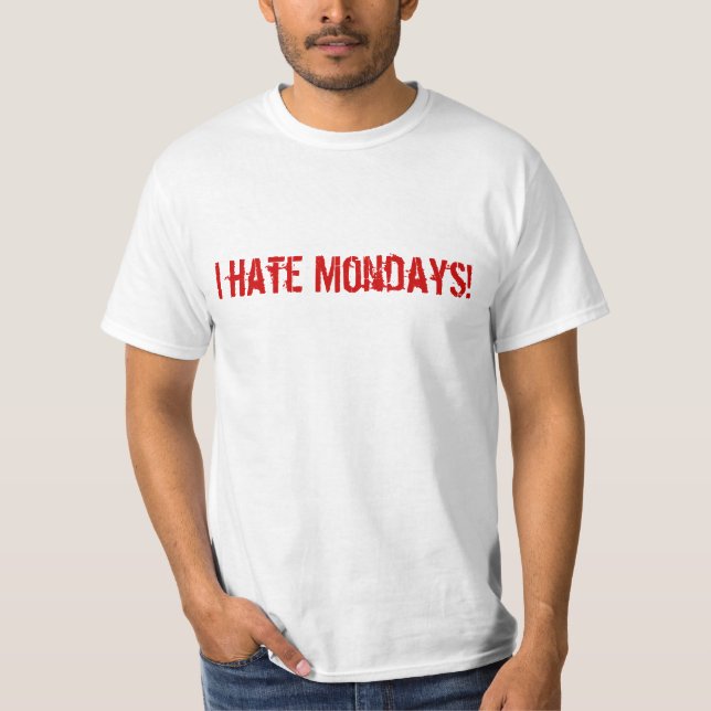CAMISETA EU DEIO SEGUNDAS-FEIRAS (Frente)