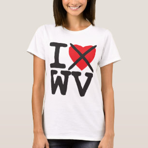 Camiseta Eu deio WV - West Virginia