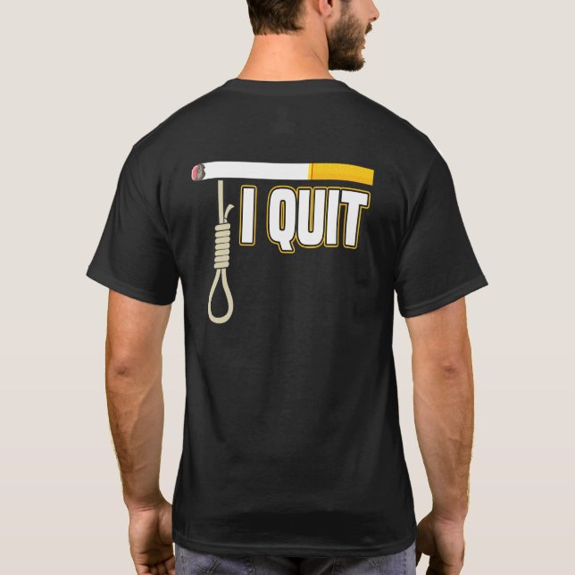 Camiseta Eu Deixei de Fumar Salva Vidas De Quem Deixou de F (Verso)
