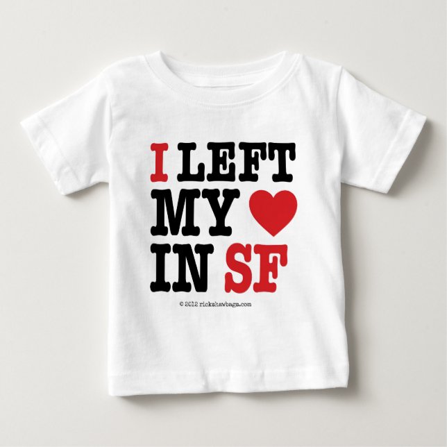 Camiseta Eu deixei meu coração (Frente)