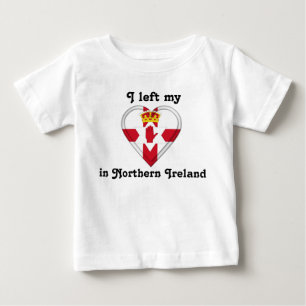 Camiseta Eu deixei meu coração em Irlanda do Norte
