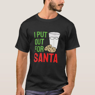 Camiseta Eu Deixei Para Papais noeis Cookies De Natal Adult