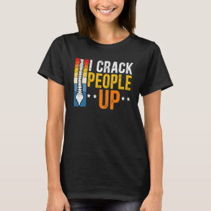 Camiseta Eu Deixo as Pessoas Rindo Quiropraxista Quiropraxi