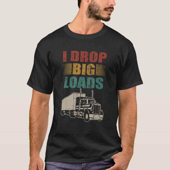 Camiseta Eu Deixo Caminhoneiro Semi Truck (Frente)
