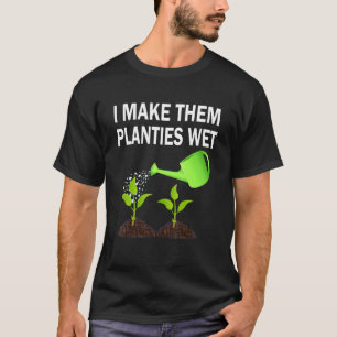 Camiseta Eu Deixo Essas Plantinhas Molhadas Jardim Fofo