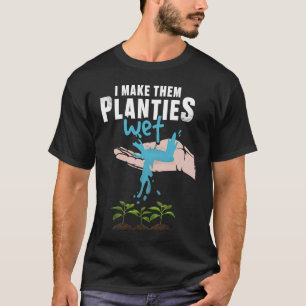 Camiseta Eu Deixo Essas Plantinhas Molhadas Jardinagem pa