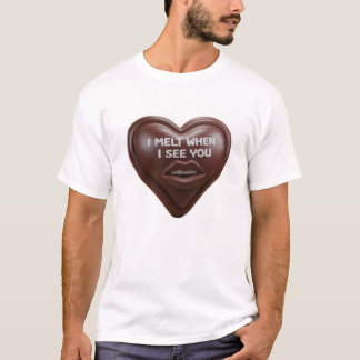 Camiseta Eu derreti quando te vejo