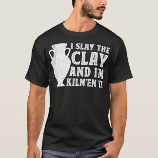 Camiseta Eu Derroto O Barro E Estou Matando Com O Forno - A