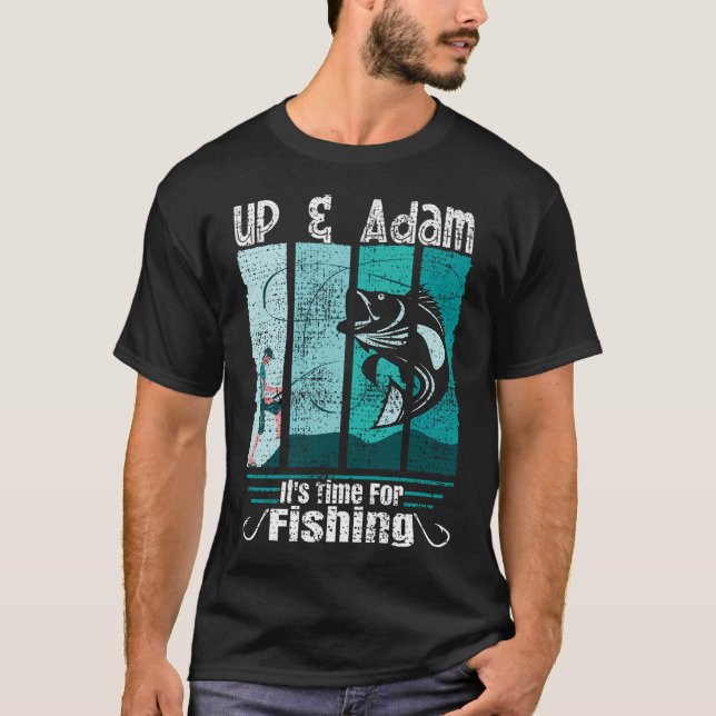 Camiseta Eu Desejava Poder Ir Pescar Todos os Dias Diz o Pe (Frente)