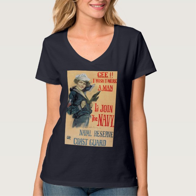 Camiseta Eu desejo que eu era um homem (Frente)