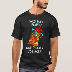 Camiseta Eu Desejo Que Mais Pessoas Fossem Fluentes Em Fran