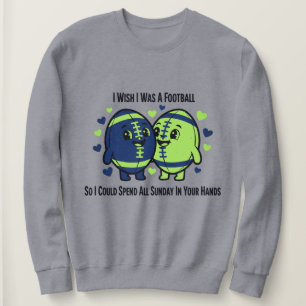 Camiseta Eu Desejo Ser um Futebol - Seattle Seahawks Modern
