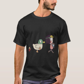 Camiseta Eu Desenhar Outra Sarah Summer E Pato Da Praia