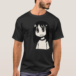 Camiseta Eu desenho oh eu odeio este painel de mangá de Osa