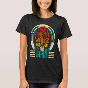 Camiseta Eu Desfruto de Caminhadas Românticas a Cavalo pelo
