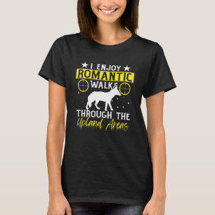 Camiseta Eu Desfruto De Longas Caminhadas Românticas Atravé