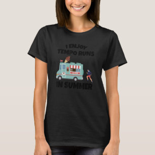 Camiseta Eu Desfruto O Tempo Funciona No Corredor Da Marato