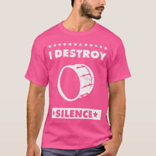Camiseta Eu Destruo Silêncio - Banda Marcial Do Coro E Bass