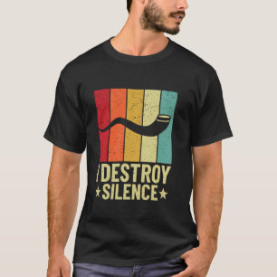 Camiseta Eu Destruo Silêncio - Design de Rosh Hashanah