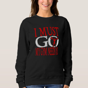 Camiseta Eu Devo Ir Minha Academia Precisa De Mim Fitness L