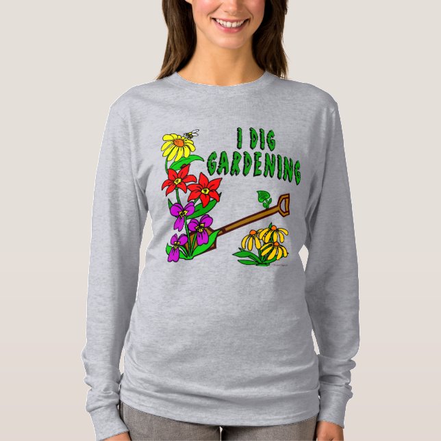 Camiseta Eu Dig Gardener Dizendo (Frente)