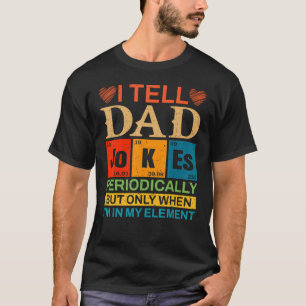 Camiseta Eu Digo Ao Pai Piadas Periodicamente Vintage Dia d