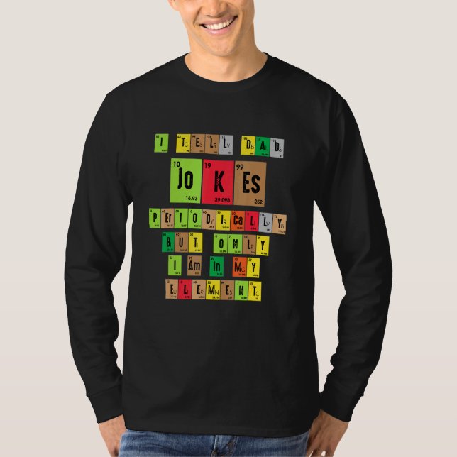 Camiseta Eu Digo Às Piadas Pais Periodicamente A Vida Do Pa (Frente)