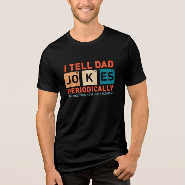 Camiseta Eu Digo Às Piadas Pais Periodicamente Engraçadas P (Frente)