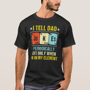 Camiseta Eu Digo Às Piadas Pais Periodicamente Engraçadas V
