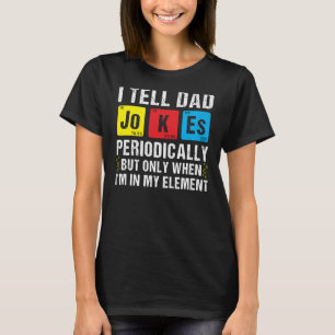 Camiseta Eu Digo Às Piadas Pais Periodicamente O Pai Do Pun