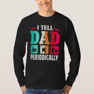 Camiseta Eu Digo Às Piadas Pais Periodicamente Pai