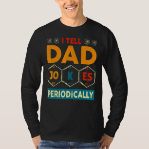 Camiseta Eu Digo Às Piadas Pais Periodicamente Pais Vintage