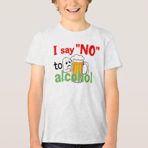 Camiseta Eu digo "NÃO" ao álcool