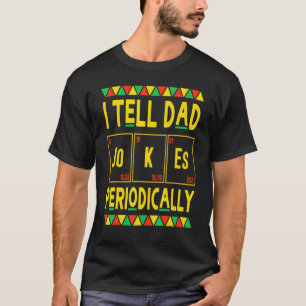 Camiseta Eu digo piadas de papai periodicamente professor d