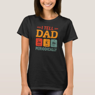 Camiseta Eu digo piadas do papai regularmente no dia dos pa