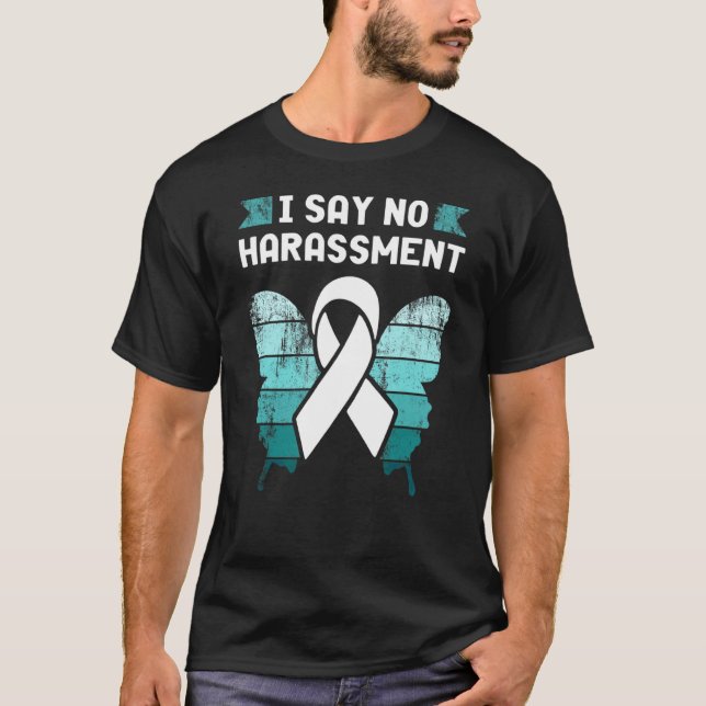 Camiseta Eu Digo Sem Assédio, Querida (Frente)