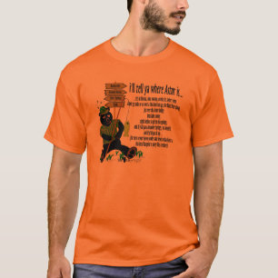 Camiseta Eu dir-lhe-ei onde Astor é… laranja