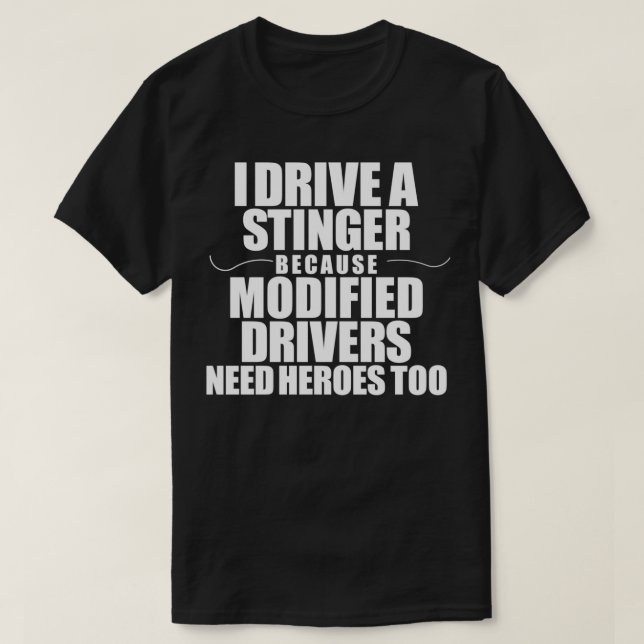 Camiseta Eu Dirigo Um Dedo Porque Drivers Modificados Preci (Frente do Design)