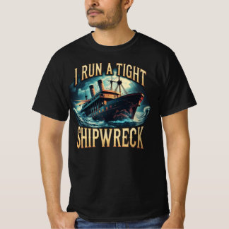 Camiseta Eu Dirijo um Naufrágio Divertido