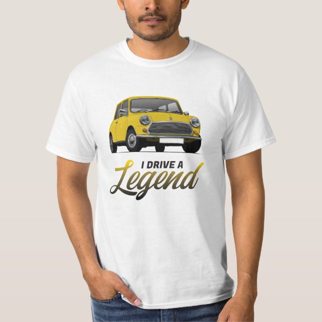 Camiseta Eu dirijo uma lenda - Austin Mini, Austin Seven (Frente)