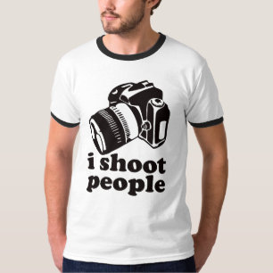 Camiseta Eu disparo em pessoas!