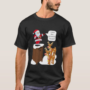 Camiseta Eu Disse Ao Schmidt House Diversão De Papais noeis