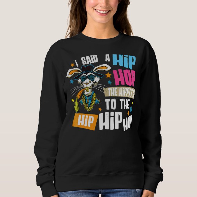 Camiseta Eu Disse "Hip Hip Hop Bunny Easte" (Frente)