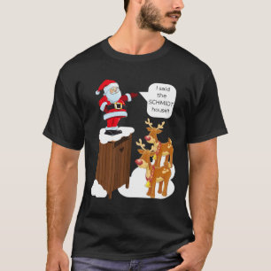 Camiseta Eu Disse Que Os Papais noeis De Xmas De Diversão D