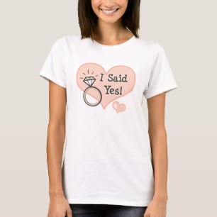 Camiseta Eu Disse Sim, Tanque Bridal