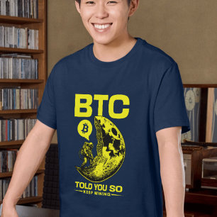 Camiseta "Eu Disse-Te" Vitória De Bitmoney OG Crypto HODL