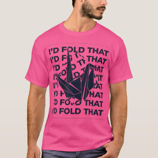 Camiseta Eu Dobraria A Carrinha De Papel De Coruja Dando O 