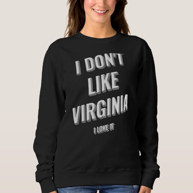 Camiseta Eu Donu2019t Como Virginia Eu Amo-O Design (Frente)